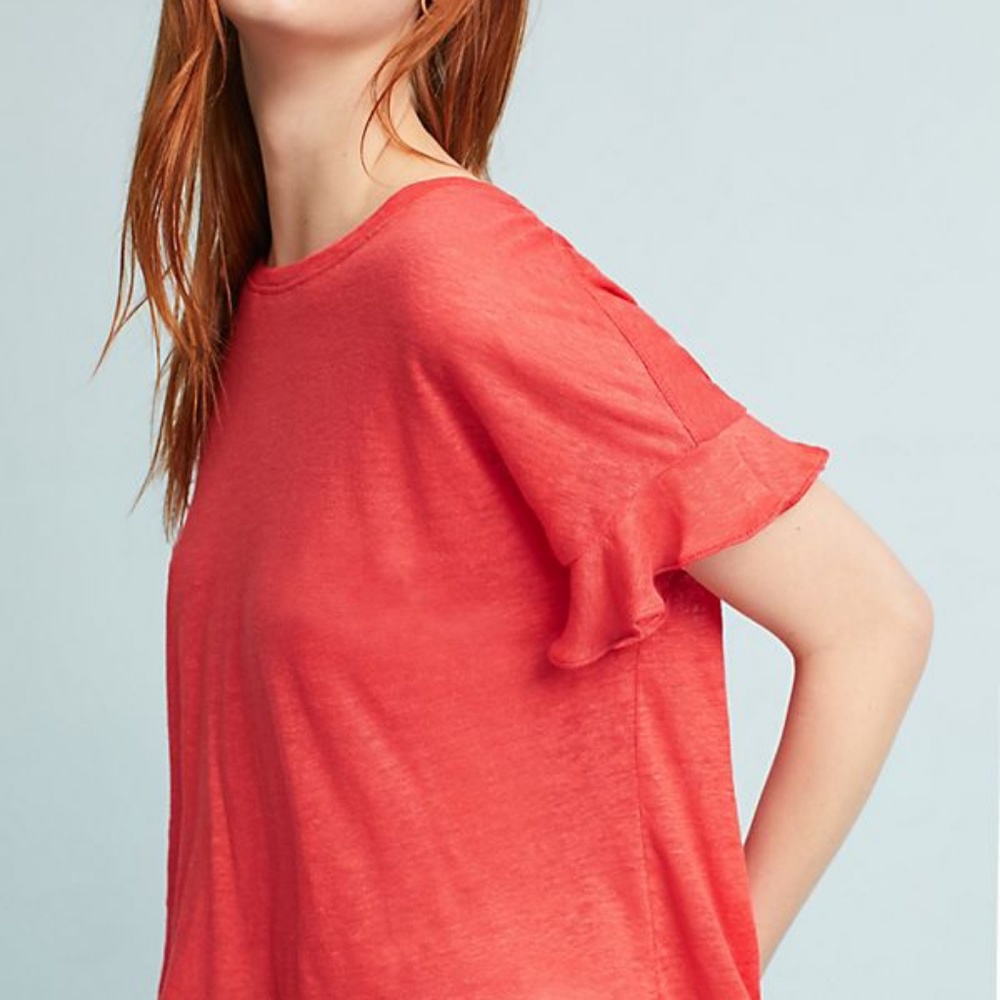Anthropologie Linen Top